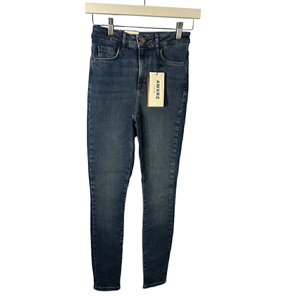 Vero Moda Aware stretch Womens High-Rise Skinny Jeans Denim Organic Cotton XS,